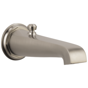 Brizo Rook®: Tub Spout – Pull-up Diverter In Luxe Nickel