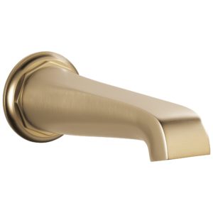 Brizo Rook®: Non-diverter Tub Spout In Luxe Gold