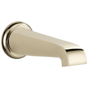 Brizo Rook®: Non-Diverter Tub Spout In Polished Nickel