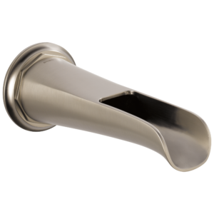 Brizo Rook®: Non-Diverter Tub Spout In Luxe Nickel