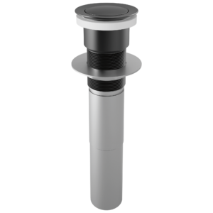 Brizo Other: Push Button Pop-Up Without Overflow In Matte Black