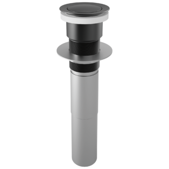Brizo Other: Push Button Pop-Up Without Overflow In Matte Black