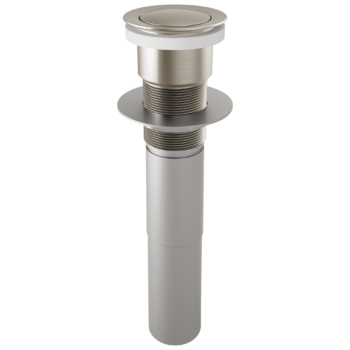 Brizo Other: Push Button Pop-Up Without Overflow In Luxe Nickel