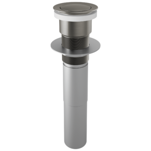 Brizo Other: Push Button Pop-Up Without Overflow In Luxe Steel
