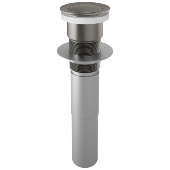 Brizo Other: Push Button Pop-Up Without Overflow In Luxe Steel