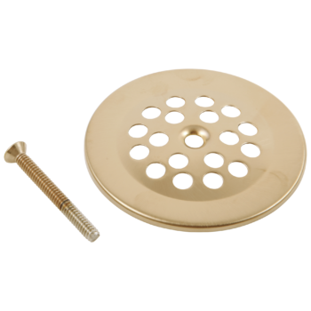 Brizo Other: Dome Strainer with Screw In Luxe Gold