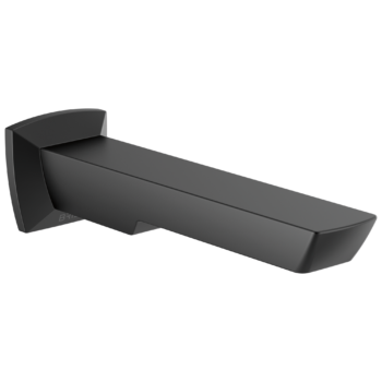 Brizo Vettis®: Non-Diverter Tub Spout In Matte Black