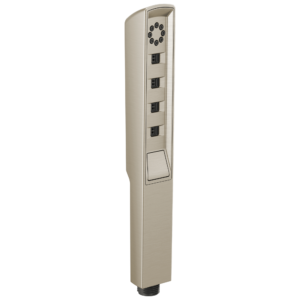 Brizo Essential™ Shower: Linear Square H2Okinetic® Multi-Function Handshower In Brushed Nickel