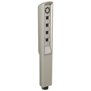Brizo Essential™ Shower: Linear Square H2Okinetic® Multi-Function Handshower In Luxe Nickel