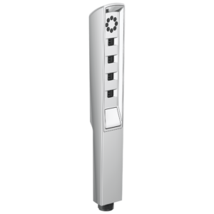 Brizo Essential™ Shower: Linear Square H2OKinetic® Multi-Function Handshower In Chrome