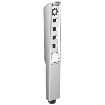 Brizo Essential™ Shower: Linear Square H2OKinetic® Multi-Function Handshower In Chrome