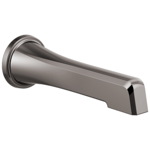 Brizo Levoir™: Non-Diverter Tub Spout In Brilliance Black Onyx