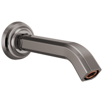 Brizo Levoir™: 7 1/2" Shower Arm And Flange In Brilliance Black Onyx