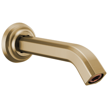 Brizo Levoir™: 7 1/2" Shower Arm and Flange In Luxe Gold