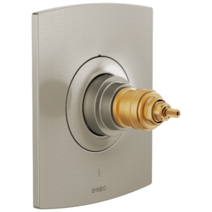 Brizo Kintsu®: TempAssure Thermostatic Valve Only Trim – Less Handles In Luxe Nickel