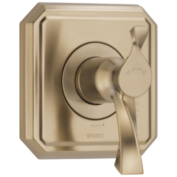 Brizo Virage®: Tempassure Thermostatic Valve Only Trim In Luxe Gold