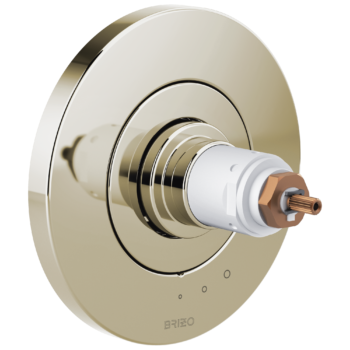 Brizo Litze®: Tempassure® Thermostatic Valve Only Trim - Less Handles In Polished Nickel