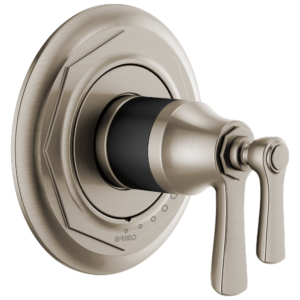 Brizo Rook®: Tempassure® Thermostatic Valve Only Trim In Luxe Nickel / Matte Black