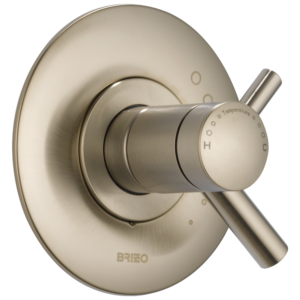 Brizo Odin®: Tempassure® Thermostatic Valve Only Trim In Brushed Nickel