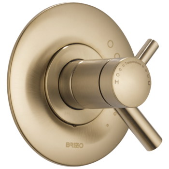 Brizo Odin®: Tempassure Thermostatic Valve Trim In Luxe Gold
