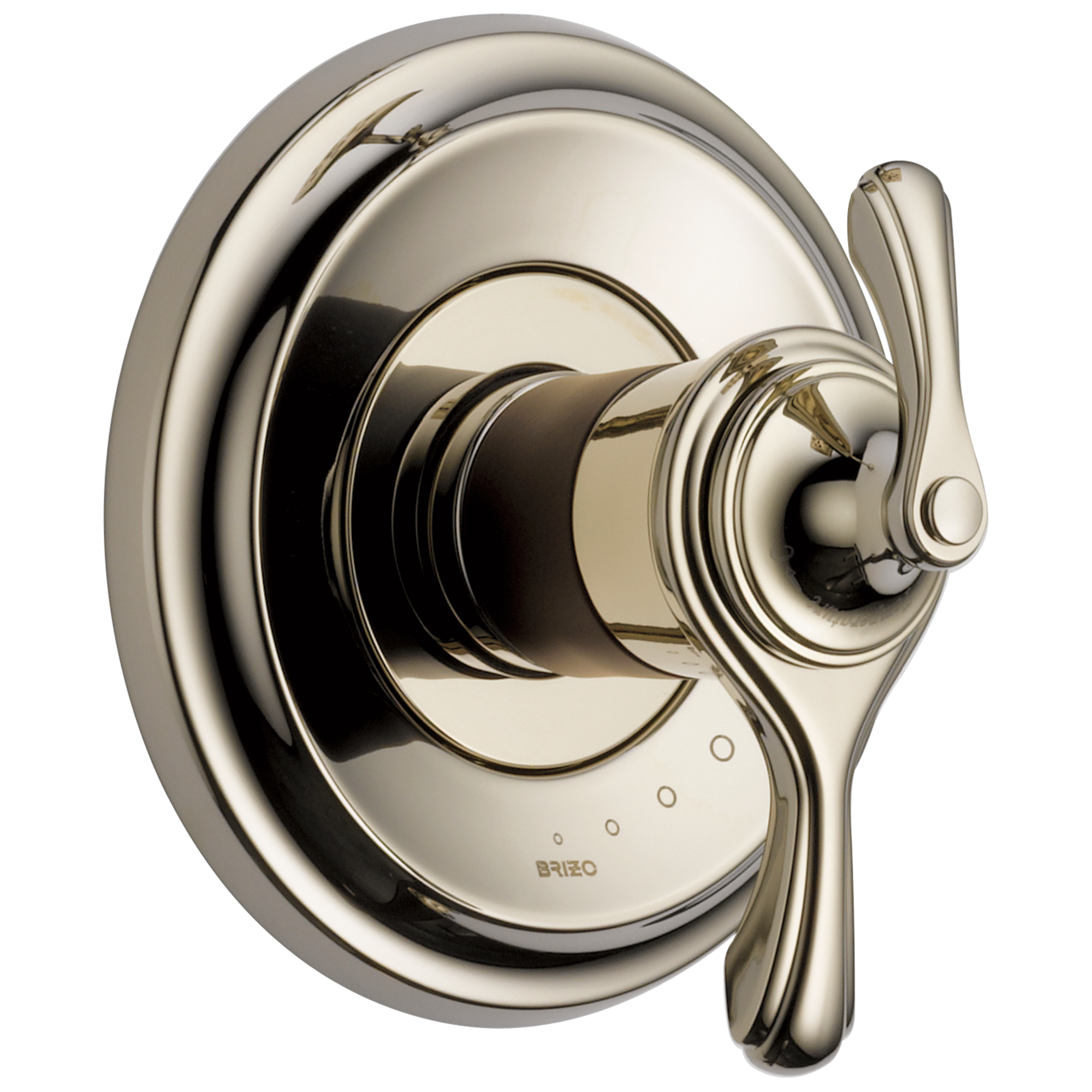 Brizo Charlotte®: Tempassure® Thermostatic Valve Only Trim In Cocoa Bronze / Polished Nickel