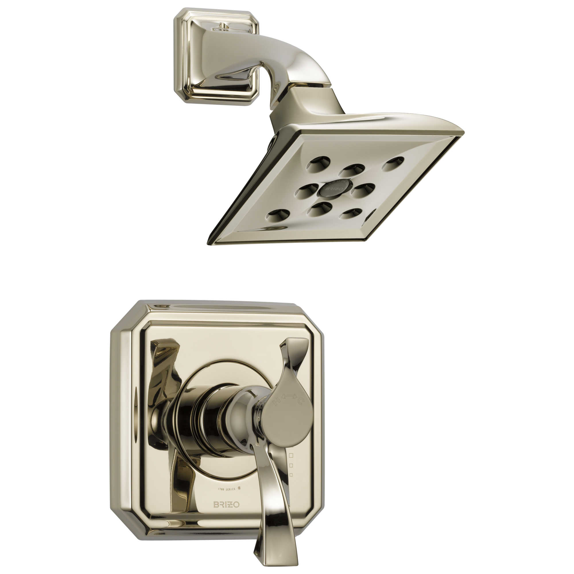 Brizo Virage®: Tempassure® Thermostatic Shower Only In Polished Nickel