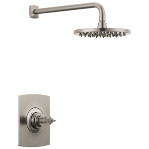 Brizo Allaria™: TempAssure® Thermostatic Shower Only Trim – Less Handles In Luxe Nickel