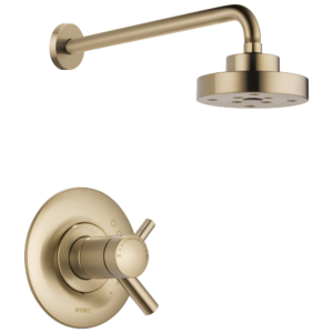 Brizo Odin®: Tempassure Thermostatic Shower Trim In Luxe Gold