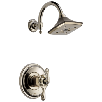 Brizo Charlotte®: Tempassure® Thermostatic Shower Only In Cocoa Bronze / Polished Nickel