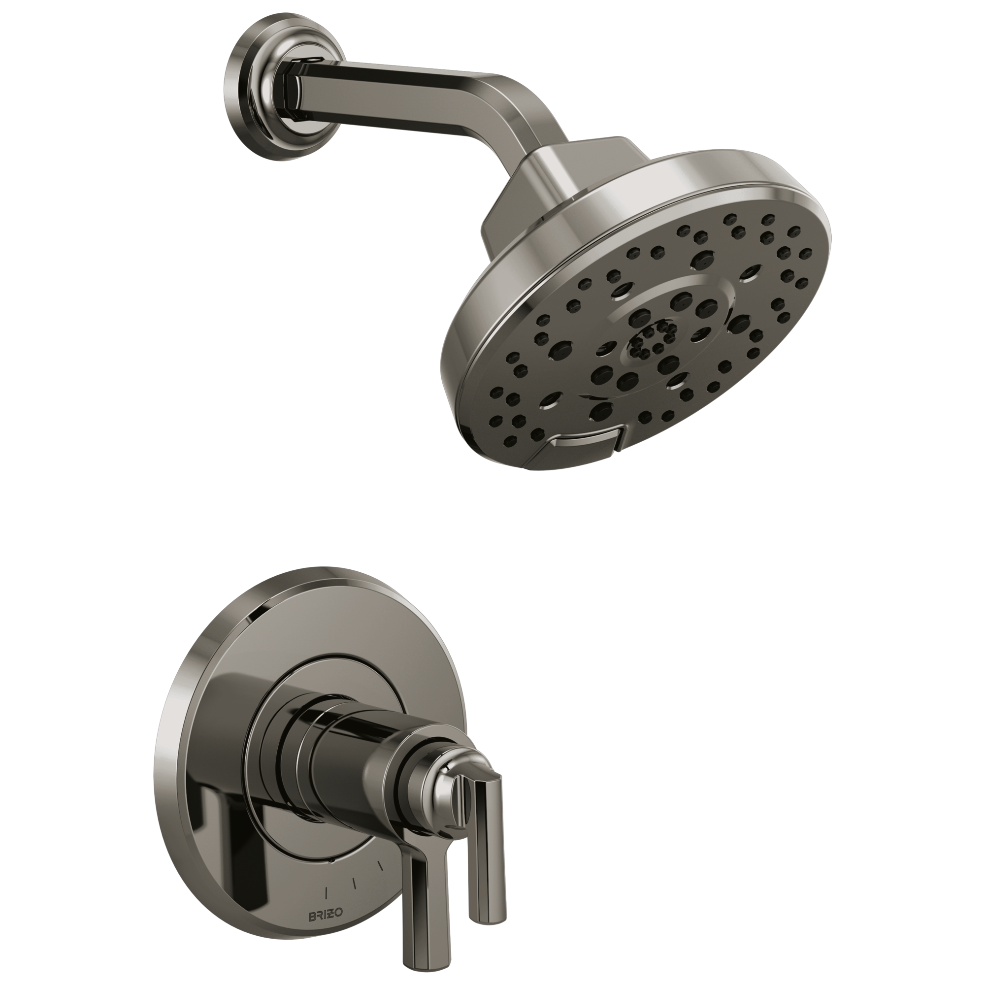 Brizo Levoir™: Tempassure® Thermostatic Shower Only Trim In Brilliance Black Onyx