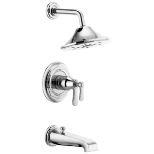 Brizo Rook®: Tempassure® Thermostatic Tub/Shower In Chrome