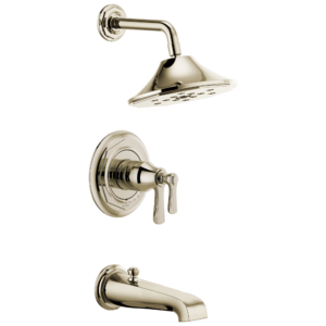 Brizo Rook®: Tempassure® Thermostatic Tub/Shower In Polished Nickel