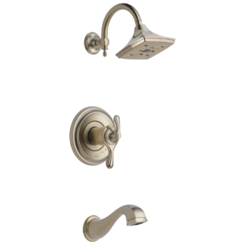 Brizo Charlotte®: Tempassure® Thermostatic Tub/Shower In Brushed Nickel