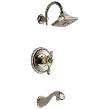 Brizo Charlotte®: Tempassure® Thermostatic Tub/Shower In Polished Nickel