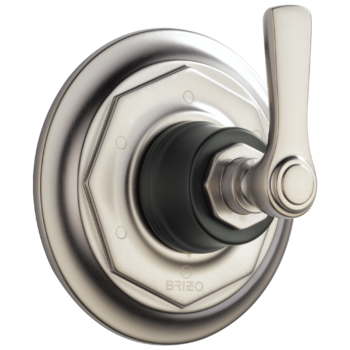 Brizo Rook®: 6-Function Diverter Trim In Luxe Nickel / Matte Black