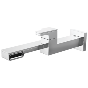 Brizo Frank Lloyd Wright®: Single-Handle Wall Mount Lavatory Faucet 1.2 GPM In Chrome