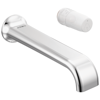 Brizo Allaria™: Two-Hole, Single-Handle Wall Mount Lavatory Faucet - Less Handle 1.2 GPM In Chrome
