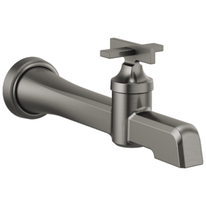 Brizo Levoir™: Single-Handle Wall Mount Lavatory Faucet 1.5 GPM In Luxe Steel
