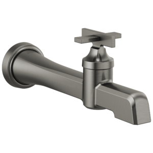 Brizo Levoir™: Single-Handle Wall Mount Lavatory Faucet 1.2 GPM In Luxe Steel