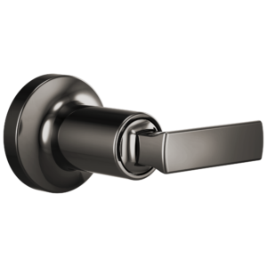 Brizo Kintsu®: Sensori Volume Control Trim with Lever Handle In Brilliance Black Onyx