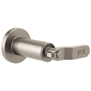 Brizo Litze®: Sensori® Volume Control Trim – Industrial Lever In Luxe Nickel