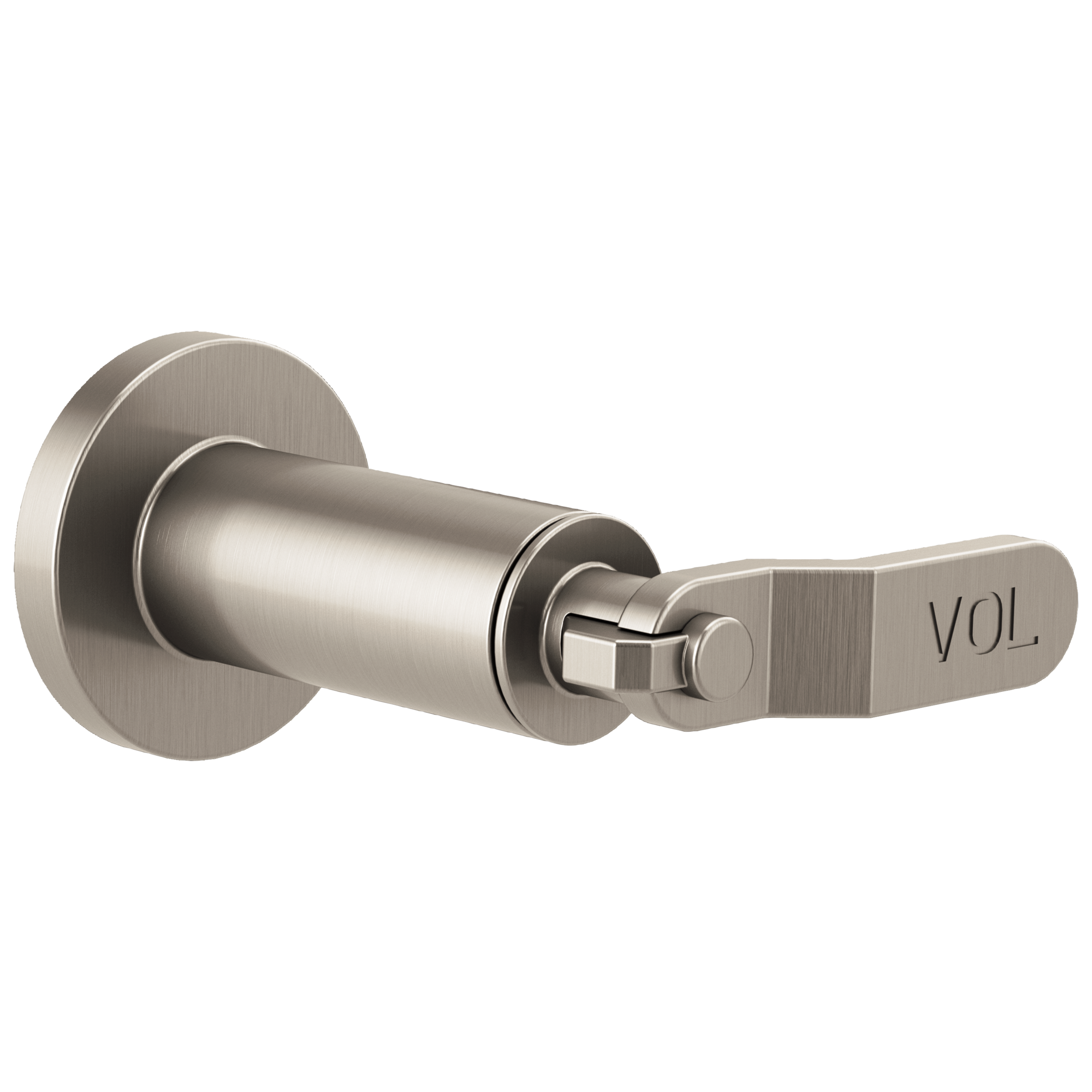 Brizo Litze®: Sensori® Volume Control Trim - Industrial Lever In Luxe Nickel