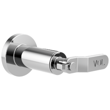 Brizo Litze®: Sensori® Volume Control Trim - Industrial Lever In Chrome