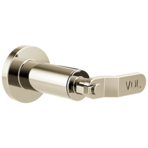 Brizo Litze®: Sensori® Volume Control Trim – Industrial Lever In Polished Nickel