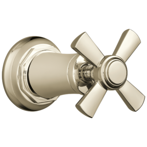 Brizo Rook®: Sensori® Volume Control Trim – Cross In Polished Nickel