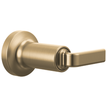 Brizo Allaria™: Sensori® Volume Control Trim with Twist Lever Handle In Luxe Gold