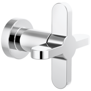 Brizo Odin®: Sensori® Volume Control with Cross Handle In Chrome