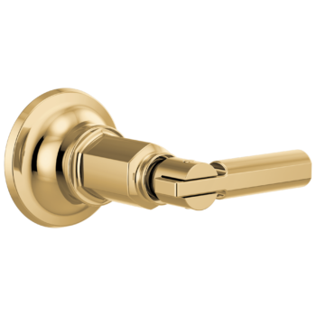 Brizo Invari®: Sensori® Volume Control Trim With Lever Handle In Polished Gold
