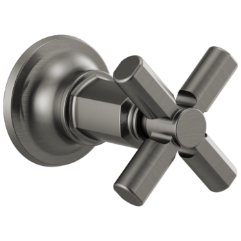 Brizo Invari®: Sensori® Volume Control Trim With Cross Handle In Luxe Steel