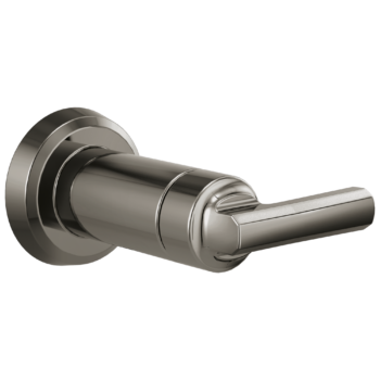 Brizo Levoir™: Sensori® Volume Control Trim Lever In Brilliance Black Onyx